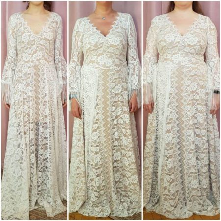 PRZYKŁADY RÓŻNYCH TYPÓW SYLWETEK W RÓŻNYCH KROJACH SUKIEN