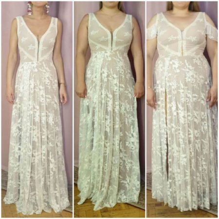 PRZYKŁADY RÓŻNYCH TYPÓW SYLWETEK W RÓŻNYCH KROJACH SUKIEN